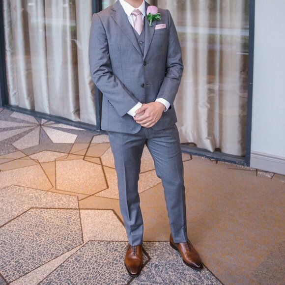 Custom 3-Piece Grey Suit by Modello Bespoke – Lazori Collection - Picture 5 of 12